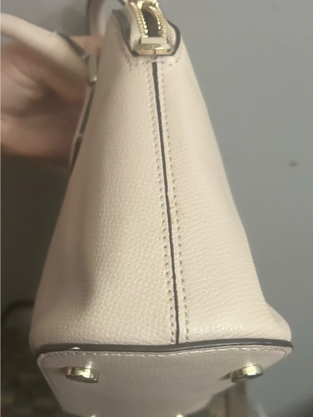kate spade Cream Dome Satchel with Top Handles & Strap ♠️